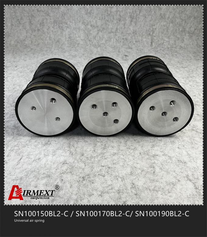 Double Convoluted Rubber Airbag Shock Absorber SN100170BL2C